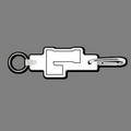 Key Clip W/ Key Ring & Capital Letter L Key Tag